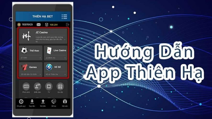 Tải thienhabet - Link tải THA - Tải app Thiên Hạ Bet cho iOS và android